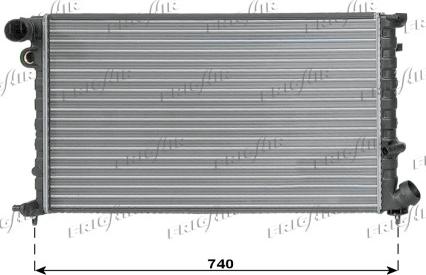 Frigair 0103.3040 - Radiators, Motora dzesēšanas sistēma autodraugiem.lv