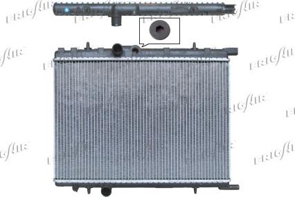 Frigair 0103.3041 - Radiators, Motora dzesēšanas sistēma autodraugiem.lv