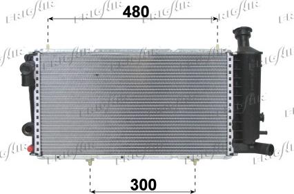 Frigair 0103.3011 - Radiators, Motora dzesēšanas sistēma autodraugiem.lv