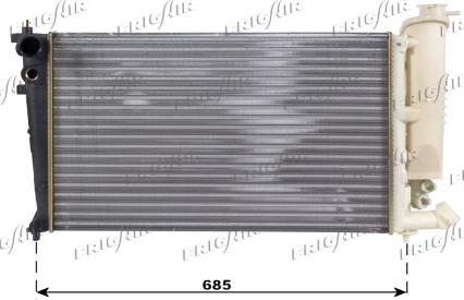 Frigair 0103.3021 - Radiators, Motora dzesēšanas sistēma autodraugiem.lv