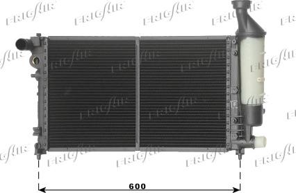 Frigair 0103.2225 - Radiators, Motora dzesēšanas sistēma autodraugiem.lv