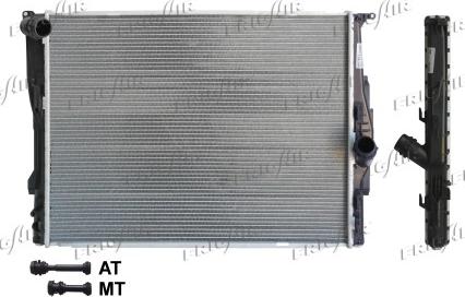 Frigair 0102.3125 - Radiators, Motora dzesēšanas sistēma autodraugiem.lv