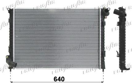 Frigair 0102.3122 - Radiators, Motora dzesēšanas sistēma autodraugiem.lv