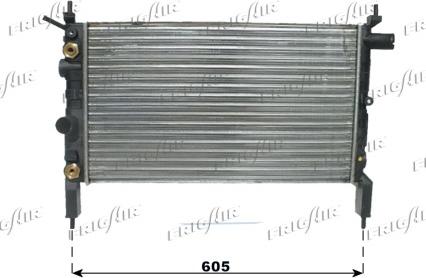 Frigair 0107.4036 - Radiators, Motora dzesēšanas sistēma autodraugiem.lv