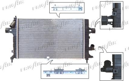 Frigair 0107.3090 - Radiators, Motora dzesēšanas sistēma autodraugiem.lv