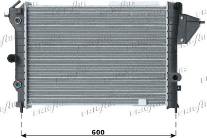 Frigair 0107.3059 - Radiators, Motora dzesēšanas sistēma autodraugiem.lv