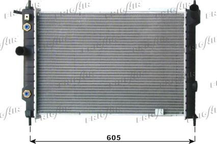 Frigair 0107.3057 - Radiators, Motora dzesēšanas sistēma autodraugiem.lv