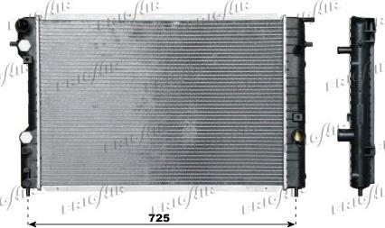 Frigair 0107.3069 - Radiators, Motora dzesēšanas sistēma autodraugiem.lv