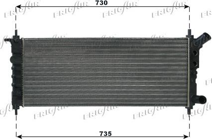 Frigair 0107.3064 - Radiators, Motora dzesēšanas sistēma autodraugiem.lv