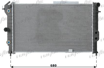 Frigair 0107.3060 - Radiators, Motora dzesēšanas sistēma autodraugiem.lv