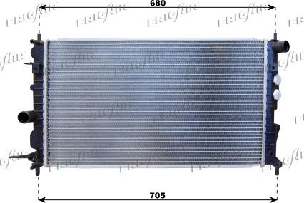 Frigair 0107.3061 - Radiators, Motora dzesēšanas sistēma autodraugiem.lv