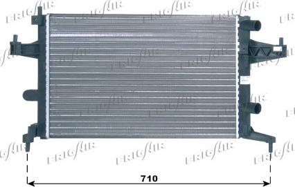 Frigair 0107.3006 - Radiators, Motora dzesēšanas sistēma autodraugiem.lv