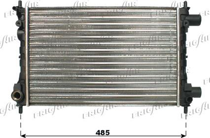 Frigair 0107.3015 - Radiators, Motora dzesēšanas sistēma autodraugiem.lv