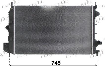 Frigair 0107.3110 - Radiators, Motora dzesēšanas sistēma autodraugiem.lv