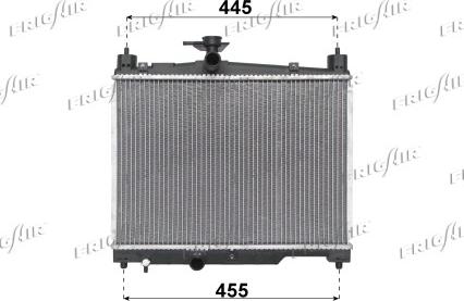 Frigair 0115.3041 - Radiators, Motora dzesēšanas sistēma autodraugiem.lv