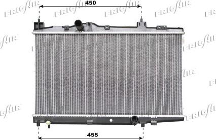 Frigair 0115.3009 - Radiators, Motora dzesēšanas sistēma autodraugiem.lv