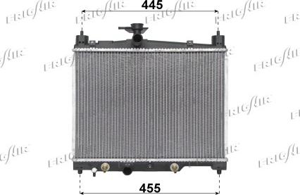 Frigair 0115.3014 - Radiators, Motora dzesēšanas sistēma autodraugiem.lv