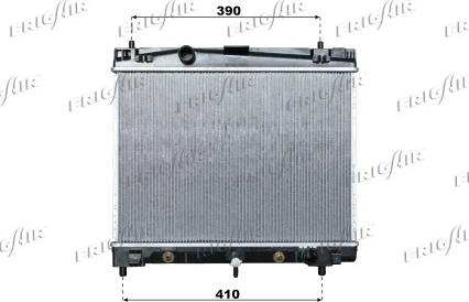 Frigair 0115.3011 - Radiators, Motora dzesēšanas sistēma autodraugiem.lv