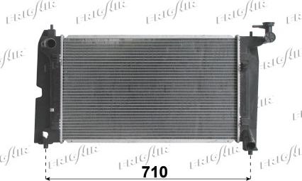 Frigair 0115.3140 - Radiators, Motora dzesēšanas sistēma autodraugiem.lv