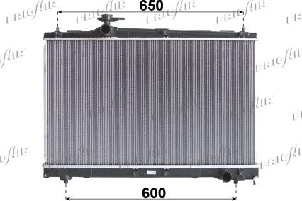 Frigair 0115.3138 - Radiators, Motora dzesēšanas sistēma autodraugiem.lv