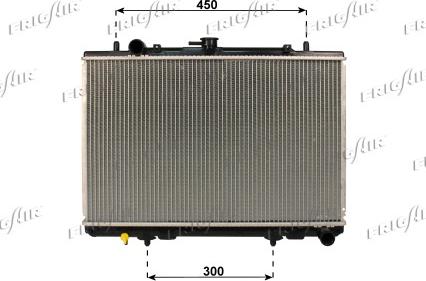 Frigair 0116.3035 - Radiators, Motora dzesēšanas sistēma autodraugiem.lv