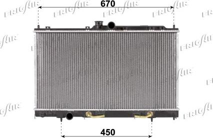 Frigair 0116.3030 - Radiators, Motora dzesēšanas sistēma autodraugiem.lv