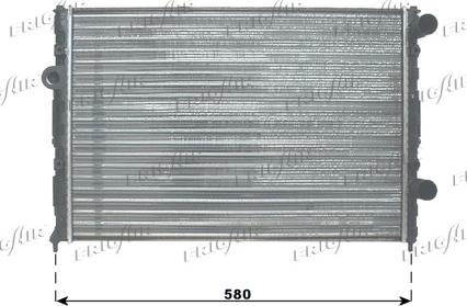 Frigair 0110.3063 - Radiators, Motora dzesēšanas sistēma autodraugiem.lv