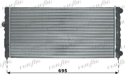 Frigair 0110.3024 - Radiators, Motora dzesēšanas sistēma autodraugiem.lv