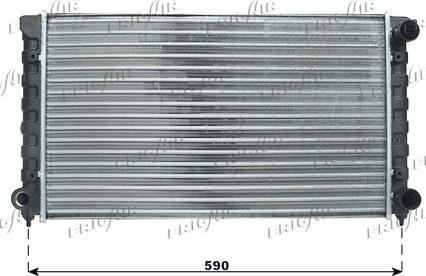 Frigair 0110.3075 - Radiators, Motora dzesēšanas sistēma autodraugiem.lv