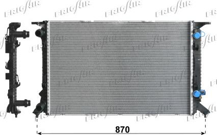 Frigair 0110.3143 - Radiators, Motora dzesēšanas sistēma autodraugiem.lv