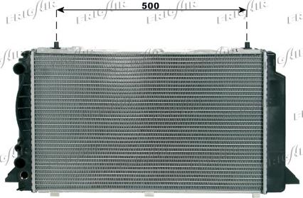 Frigair 0110.2049 - Radiators, Motora dzesēšanas sistēma autodraugiem.lv