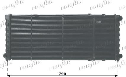 Frigair 0110.2043 - Radiators, Motora dzesēšanas sistēma autodraugiem.lv