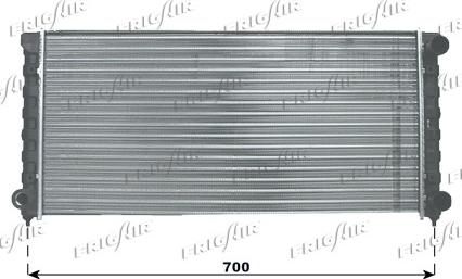 Frigair 0110.2042 - Radiators, Motora dzesēšanas sistēma autodraugiem.lv