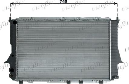 Frigair 0110.2051 - Radiators, Motora dzesēšanas sistēma autodraugiem.lv