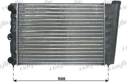 Frigair 0110.2082 - Radiators, Motora dzesēšanas sistēma autodraugiem.lv