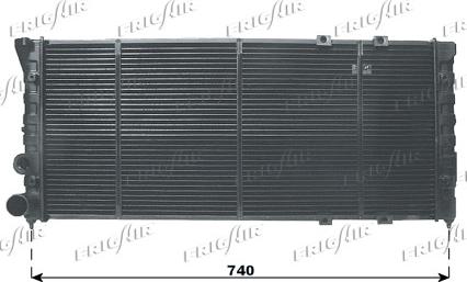 Frigair 0110.2031 - Radiators, Motora dzesēšanas sistēma autodraugiem.lv