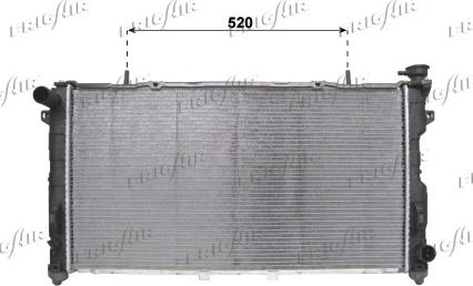 Frigair 0118.3003 - Radiators, Motora dzesēšanas sistēma autodraugiem.lv