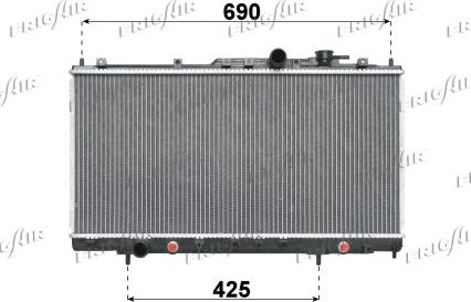 Frigair 0118.3018 - Radiators, Motora dzesēšanas sistēma autodraugiem.lv