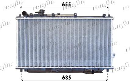 Frigair 0133.3019 - Radiators, Motora dzesēšanas sistēma autodraugiem.lv