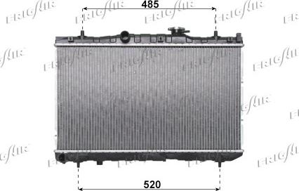 Frigair 0133.3030 - Radiators, Motora dzesēšanas sistēma autodraugiem.lv