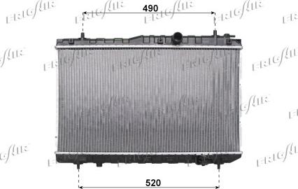 Frigair 0133.3032 - Radiators, Motora dzesēšanas sistēma autodraugiem.lv