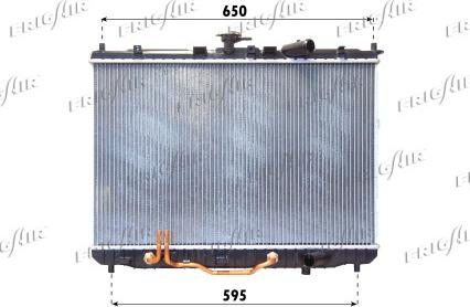 Frigair 0133.3024 - Radiators, Motora dzesēšanas sistēma autodraugiem.lv