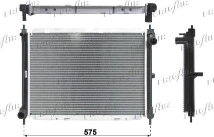 Frigair 0121.3026 - Radiators, Motora dzesēšanas sistēma autodraugiem.lv