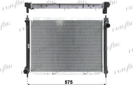 Frigair 0121.3027 - Radiators, Motora dzesēšanas sistēma autodraugiem.lv