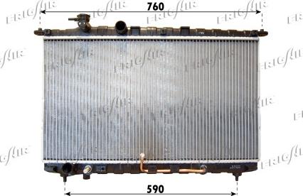 Frigair 0128.3094 - Radiators, Motora dzesēšanas sistēma autodraugiem.lv