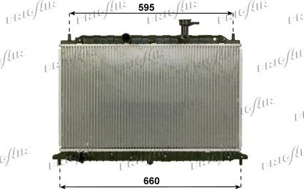 Frigair 0128.3108 - Radiators, Motora dzesēšanas sistēma autodraugiem.lv