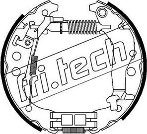 Fri.Tech. 16405 - Bremžu loku komplekts autodraugiem.lv