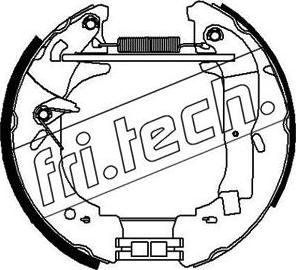 Fri.Tech. 16419 - Bremžu loku komplekts autodraugiem.lv