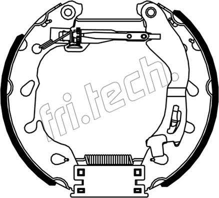 Fri.Tech. 16551 - Bremžu loku komplekts autodraugiem.lv