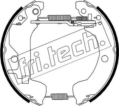 Fri.Tech. 16507 - Bremžu loku komplekts autodraugiem.lv